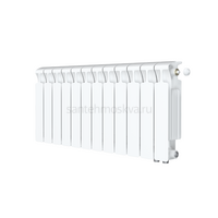 Радиатор биметаллический Mon. 350 Ventil VR - 12 секций c нижним правым подключением Радиатор биметаллический Mon. 350 Ventil VR - 12 секций c нижним правым подключением