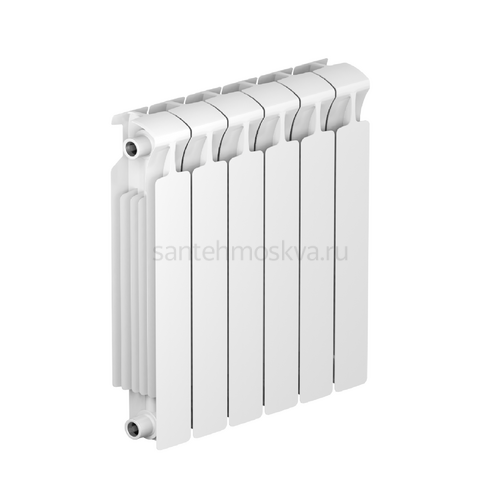 Радиатор биметаллический Mon. 500 - 6 секций c боковым подключением