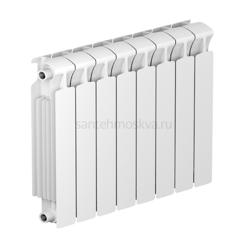 Радиатор биметаллический Mon. 500 - 8 секций c боковым подключением