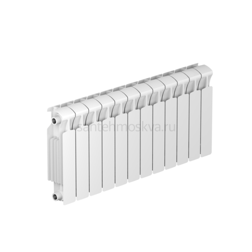 Радиатор биметаллический Mon. 350 - 12 секций c боковым подключением
