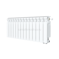 Радиатор биметаллический Mon. 350 Ventil VR - 14 секций c нижним правым подключением Радиатор биметаллический Mon. 350 Ventil VR - 14 секций c нижним правым подключением