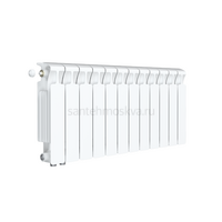 Радиатор биметаллический Mon. 350 Ventil VL - 12 секций c нижним левым подключением Радиатор биметаллический Mon. 350 Ventil VL - 12 секций c нижним левым подключением