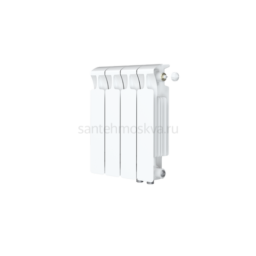 Радиатор биметаллический Mon. 350 Ventil VR - 4 секций c нижним правым подключением