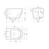 Унитаз подвесной безободковый BelBagno TRE, BB8001CHR/SC Унитаз подвесной безободковый BelBagno TRE, BB8001CHR/SC