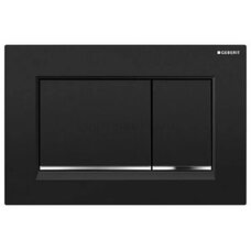 Смывная клавиша Geberit Sigma 30 115.883.14.1 черный матовый/хром Смывная клавиша Geberit Sigma 30 115.883.14.1 черный матовый/хром