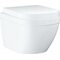 Инсталляция GROHE Rapid SL 38772001, с кнопкой смыва + Унитаз подвесной GROHE Euro Ceramic 39206000