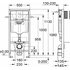 Инсталляция для унитаза GROHE Rapid SL 38811000, 3 в 1 с кнопкой смыва (Грое) Инсталляция для унитаза GROHE Rapid SL 38811000, 3 в 1 с кнопкой смыва (Грое)