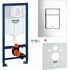 Инсталляция для унитаза GROHE Rapid SL 38775001, 4 в 1 с кнопкой смыв (Грое) Инсталляция для унитаза GROHE Rapid SL 38775001, 4 в 1 с кнопкой смыв (Грое)