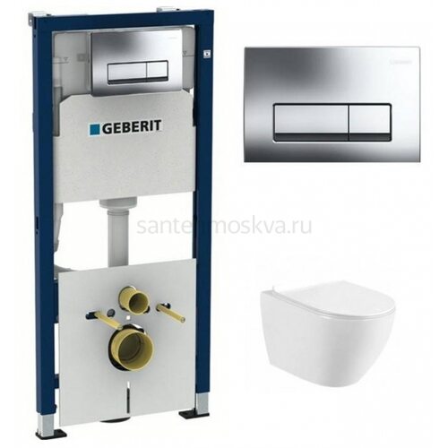 Купить инсталляцию для унитаза Geberit Duofix 458.128.21.1 смывной ...