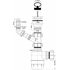 Сифон для раковины MRSK3 McAlpine