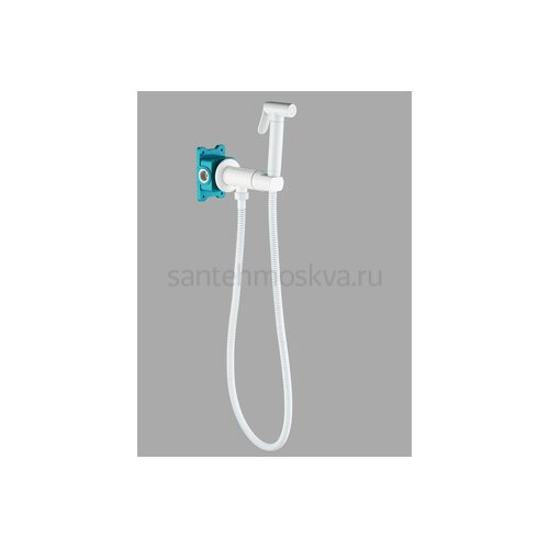 Гигиенический душ AGATA AL-877-06 белого цвета и прогрессивным смесителем Гл000025091