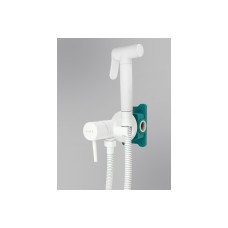Гигиенический душ AL-859-06 белый, со смесителем, Гл000024967