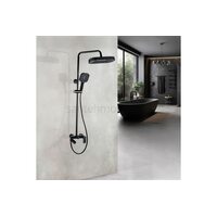 Salda Душевая стойка со смесителем ALS-615-13 Черная