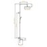 Душевая система с термостатом Grocenberg GB7005 хром Душевая система с термостатом Grocenberg GB7005 хром