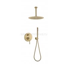Душевая система скрытого монтажа Grocenberg GB5099MG-4 матовое золото Душевая система скрытого монтажа Grocenberg GB5099MG-4 матовое золото