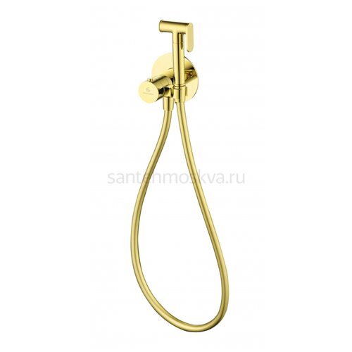 Гигиенический душ со смесителем GROCENBERG GB009GO с термостатом Золото глянец
