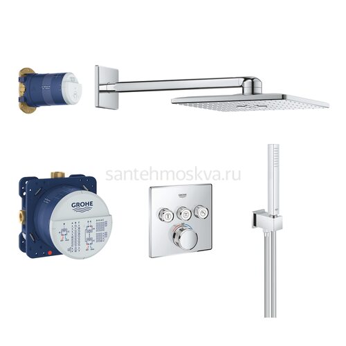 Душевой комплект Grohe Grohtherm SmartControl 34706000 с внутренней частью