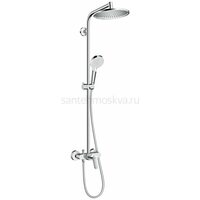 Душевая стойка Hansgrohe Crometta S 240 1jet Showerpipe EcoSmart 27269000 9л