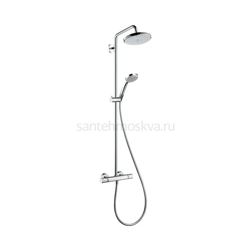 Душевая стойка Hansgrohe Croma 220 Showerpipe 27185000 с термостатом