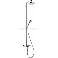 Душевая стойка Hansgrohe Croma 220 Showerpipe 27223000 с термостатом