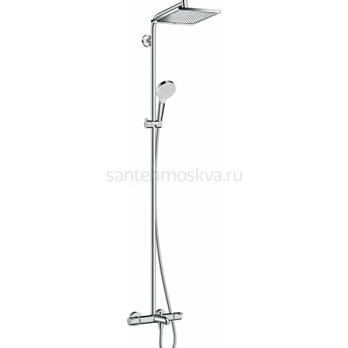 Душевая стойка Hansgrohe Crometta E 240 1jet Showerpipe 27298000 с термостатом