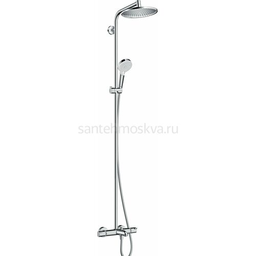 Душевая стойка Hansgrohe Crometta S 240 Showerpipe 27320000 с термостатом