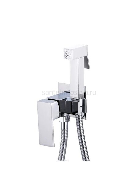 Смеситель встраиваемый с гигиеническим душем Hansen HL62206 хром