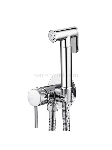 Смеситель встраиваемый с гигиеническим душем Hansen HL62205 хром