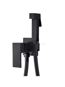 Смеситель встраиваемый с гигиеническим душем Hansen HL62206-C черный