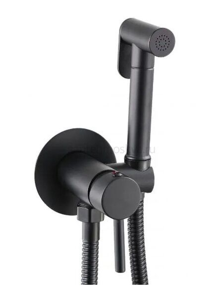 Смеситель встраиваемый с гигиеническим душем Hansen HL62205-C черный