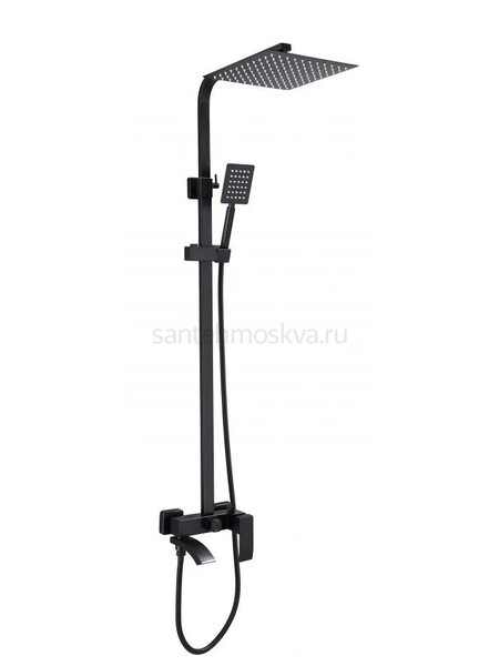 Душевая система HANSEN HN33244-C черный матовый