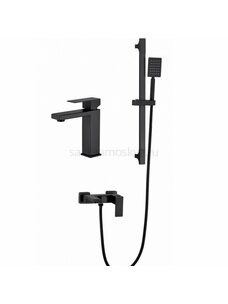 Душевой комплек 3 в 1 HANSEN HN91304-C черный матовый