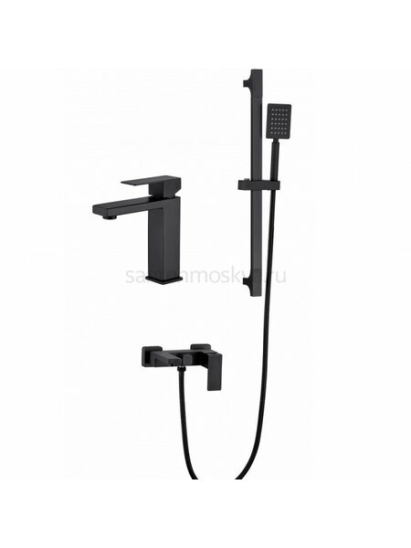 Душевой комплек 3 в 1 HANSEN HN91304-C черный матовый (Хансен)