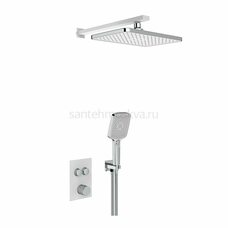 Душевая система скрытого монтажа VIEIR V25006-2F белый матовый