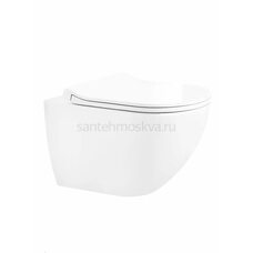 Унитаз подвесной Ceruttispa Amici Aria Tornado CT11388 безободковый, с микролифтом, смыв Tornado, антивсплек Унитаз подвесной Ceruttispa Amici Aria Tornado CT11388 безободковый, с микролифтом, смыв Tornado, антивсплек