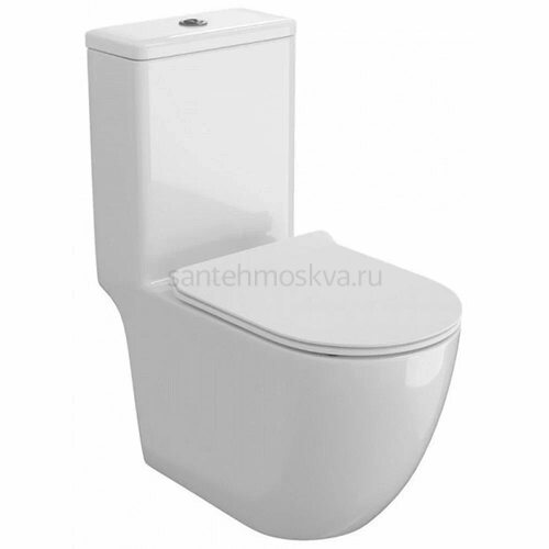 Унитаз напольный торнадо безободковый с быстросъемным сиденьем микролифт TCEE premium Milana Vortex T00746