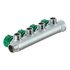 Коллектор FAR FK 3824 3412TP регулирующий проходной ВР-НР 3/4"х1/2" с 4 отводами