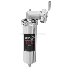 Корпус фильтра из нержавейки ESSAN ILHOM для горячей и холодной воды 10SL, 1/2" G507525 Корпус фильтра из нержавейки ESSAN ILHOM для горячей и холодной воды 10SL, 1/2" G507525