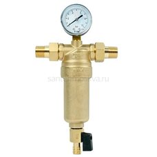 Фильтр тонкой очистки промывной с манометром, Tim JH-1001 1/2" для горячей воды