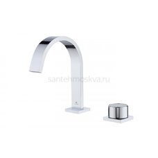 01111 Смеситель на борт раковины (2-отв,ХРОМ) (10/1шт)