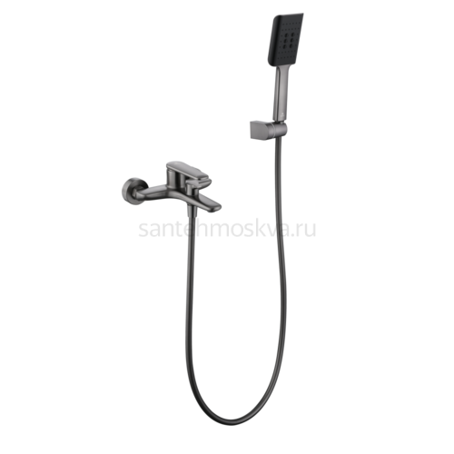 02131-Q Смеситель од. для ванны кор. (ГРАФИТ) (8/1шт)