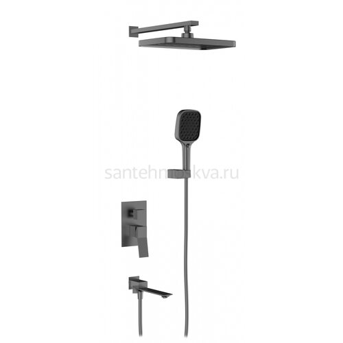 05165-Q Смеситель встраиваемый для душа с 3-функ. (ГРАФИТ) (6/1шт)