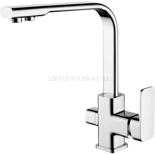 12025 Смеситель для кухни на две воды (10/1шт) Л/К