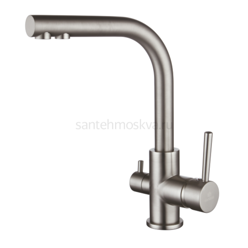 16025-G Смеситель для кухни с фильт. САТИН (10/1шт) Л/К