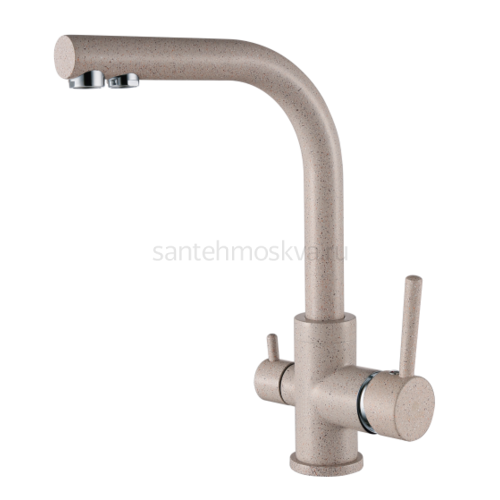 16025-M Смеситель для кухни на две воды (10/1шт) Л/К