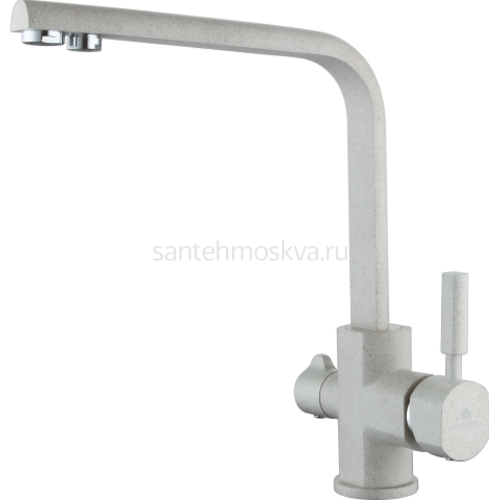 16034-M Смеситель (ПЕСОЧ) с фильтром (10/1шт) Л/К