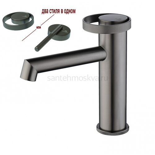 19111-Q Смеситель од. для раковины (ГРАФИТ) (10/1шт)