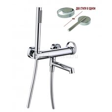 19132 Смеситель од. для ванны кор. (ХРОМ) 19132 Смеситель од. для ванны кор. (ХРОМ)