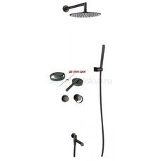 19165-Q Смеситель встраиваемый для душа с 3-функ. (ГРАФИТ) 19165-Q Смеситель встраиваемый для душа с 3-функ. (ГРАФИТ)