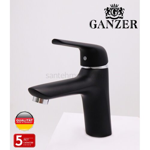 24011-C Смеситель для умывальника (ЧЕРНЫЙ) (10/1шт) Л/К